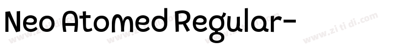 Neo Atomed Regular字体转换